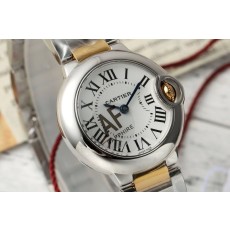 까르띠에 발롱블루 28mm 쿼츠 시계 001-212578
