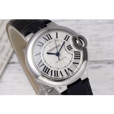 까르띠에 발롱블루 33mm 스테인리스 스틸 시계 001-212639