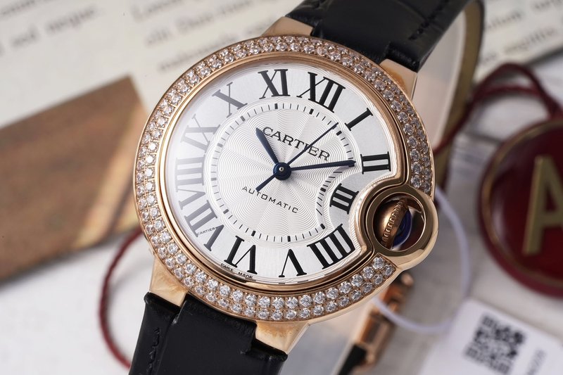 까르띠에 발롱블루 33mm 여성 시계 001-212644
