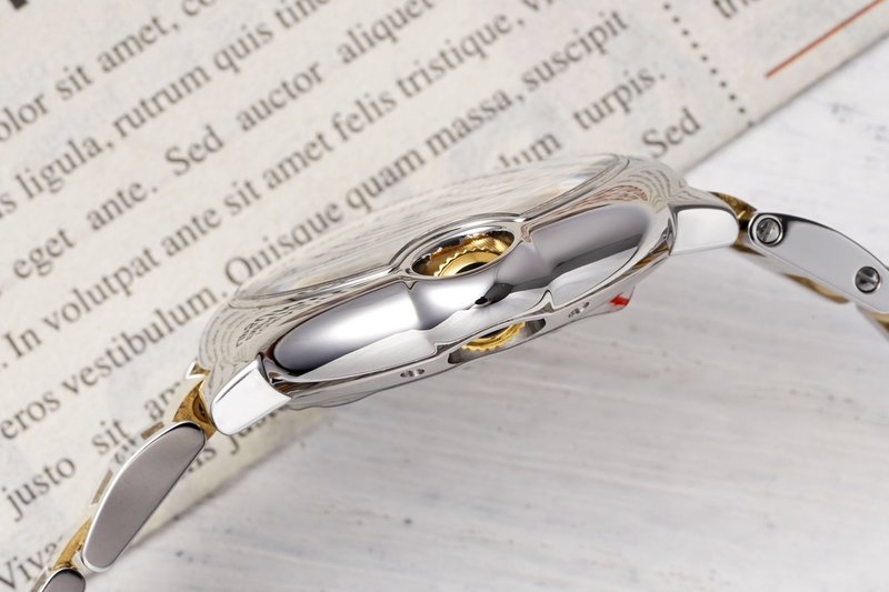 까르띠에 발롱 블루 33mm 스테인리스 스틸 시계 001-212649