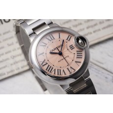 까르띠에 발롱 블루 33mm 스테인리스 스틸 시계 001-212650