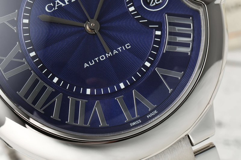 까르띠에 블루발롱 스틸 오토매틱 시계 001-212692