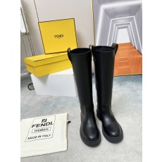 펜디 가을 겨울 모노그램 두꺼운 밑창 하이 부츠 001-212858
