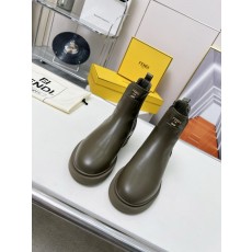펜디 두꺼운 밑단 앵클부츠 001-212864
