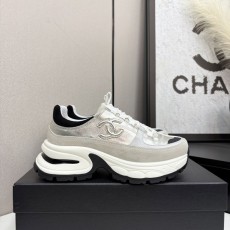 샤넬 판다 스타일 실크 소가죽 캐주얼 운동화 001-212903