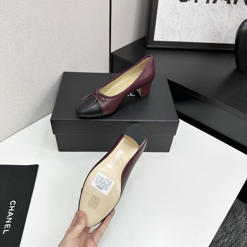 클래식 투톤 슬링백 발레리나 슈즈 001-212960