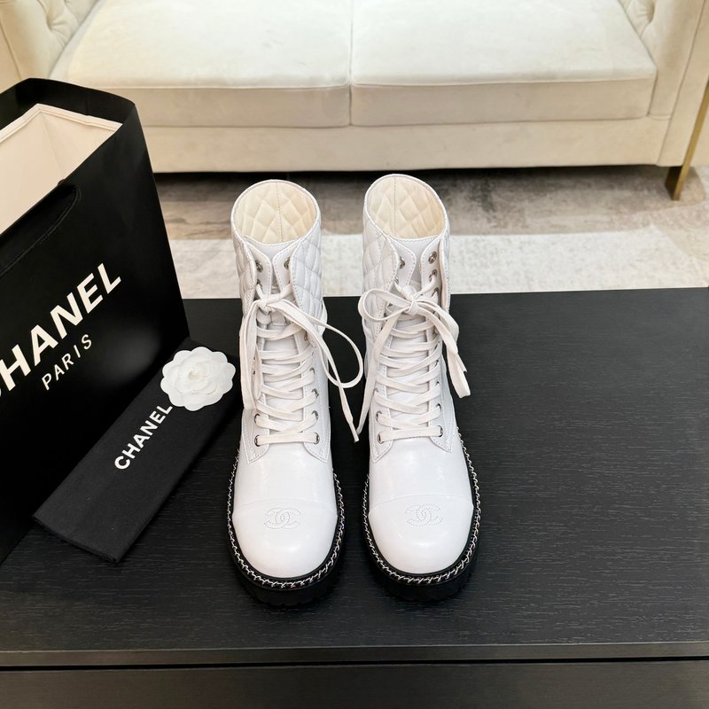 샤넬 가을 겨울 두꺼운 밑창 히드 부츠 001-212966