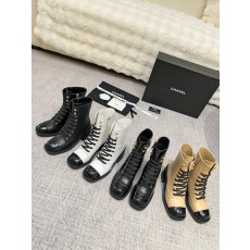 샤넬 클래식 스플라이스 메탈 버클 앵클부츠 001-212979