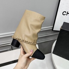 샤넬 가을 겨울 소가죽 롱부츠 001-213010