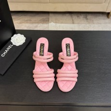 샤넬 더블 C 스트랩 힐 샌들 001-213039