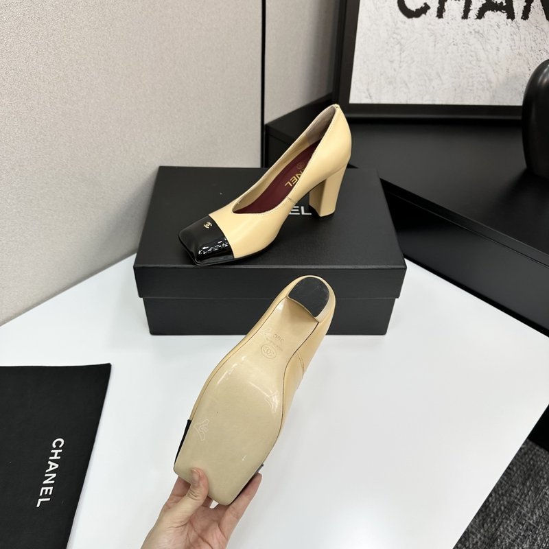 샤넬 스타일 굽 높은 힐 여성용 001-213059