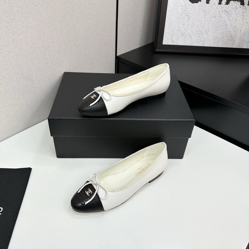 클래식 투톤 슬링백 발레슈즈 001-213097