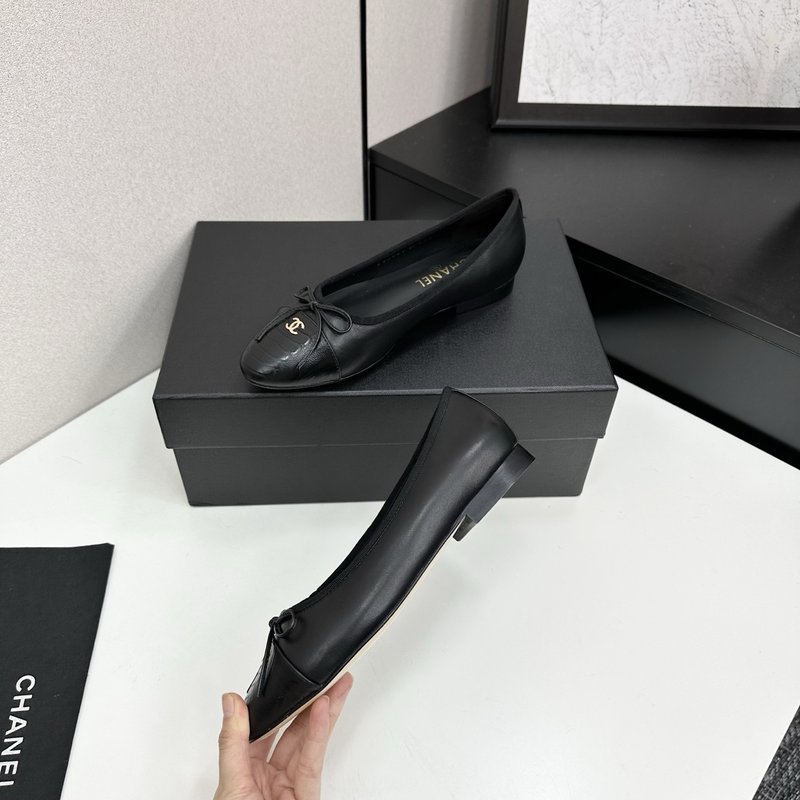 클래식 투톤 슬링백 발레리나 슈즈 001-213098