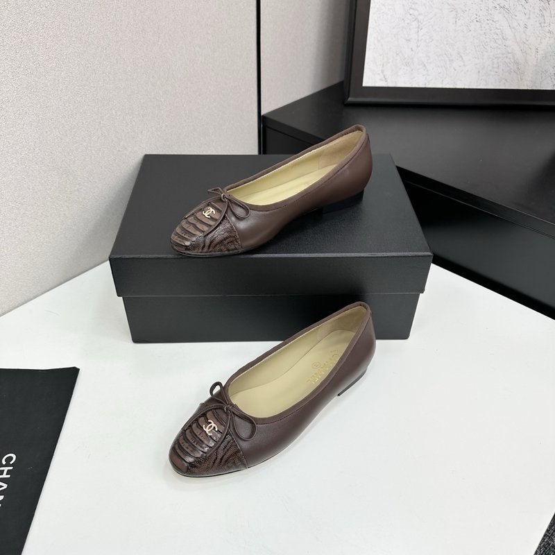 클래식 투톤 슬링백 발레슈즈 001-213099