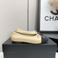 클래식 투톤 슬링백 발레리나 슈즈 001-213104