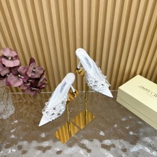 지미추 실크 다이아몬드 뾰족구두 힐 샌들 001-213322