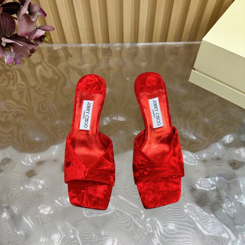 지미추 여성 뾰족코 하이힐 샌들 001-213335