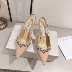 지미추 스파이크 크리스털 힐 샌들 001-213351
