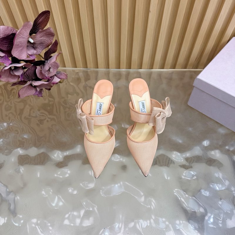 지미 추 심플 뮬 하이힐 샌들 001-213489