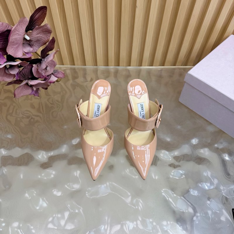 지미추 심플 하이힐 뮬 샌들 001-213492
