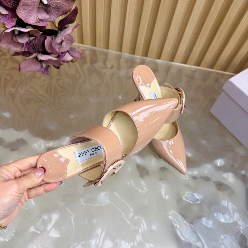 지미추 심플 하이힐 뮬 샌들 001-213492