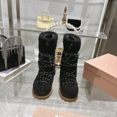 미우미우 겨울 신상 스노우 부츠 면화 신발 001-213542