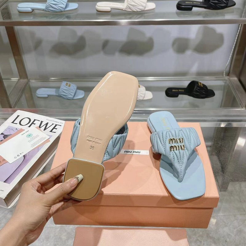 아르간 무늬 양가죽 플랫 샌들 슬리퍼 001-213593