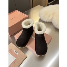 미우미우 겨울 신상 순모 울 스노우 부츠 001-213675