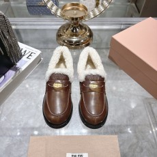 레트로 울 플랫 로퍼 001-213691
