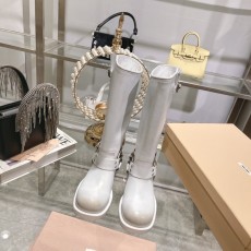 레트로 마블링 소가죽 하이부츠 001-213699