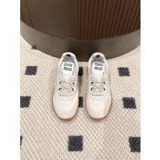미우미우 플랫폼 캔버스 운동화 001-213750
