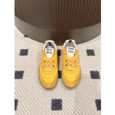 미우미우 플랫폼 캔버스 스니커즈 001-213752