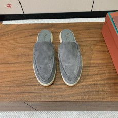 로로 피아나 남성 빈티지 스웨이드 뮬 001-213786