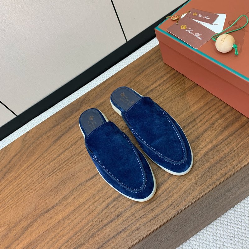 로로피아나 남성 빈티지 스웨이드 뮬 001-213787