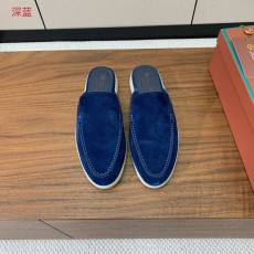 로로피아나 남성 빈티지 스웨이드 뮬 001-213787