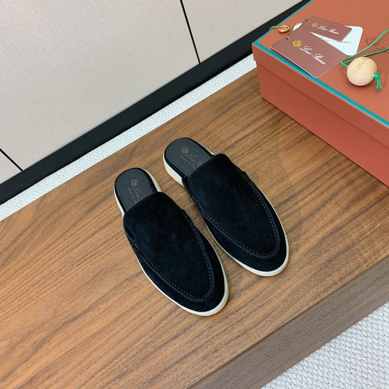 로로피아나 남성 빈티지 스웨이드 뮬 001-213789