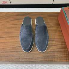 로로 피아나 남성 스웨이드 뮬 샌들 001-213790