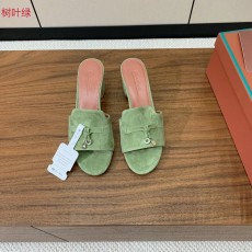 스웨이드 미들힐 슬리퍼 001-213796