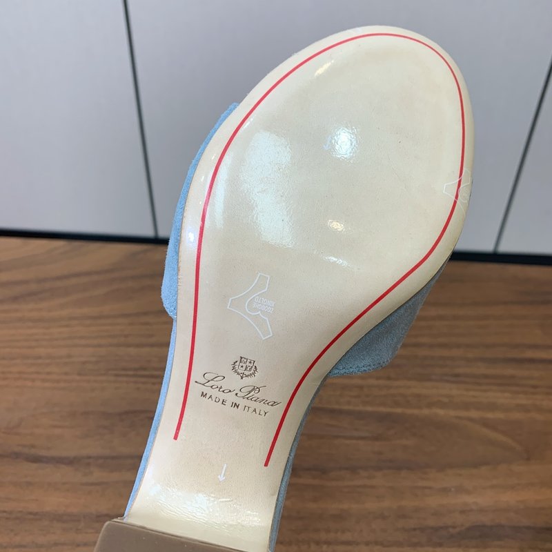 스웨이드 미들힐 슬리퍼 001-213800