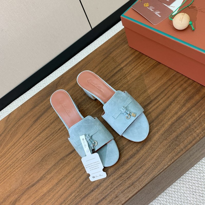 스웨이드 미들힐 슬리퍼 001-213800