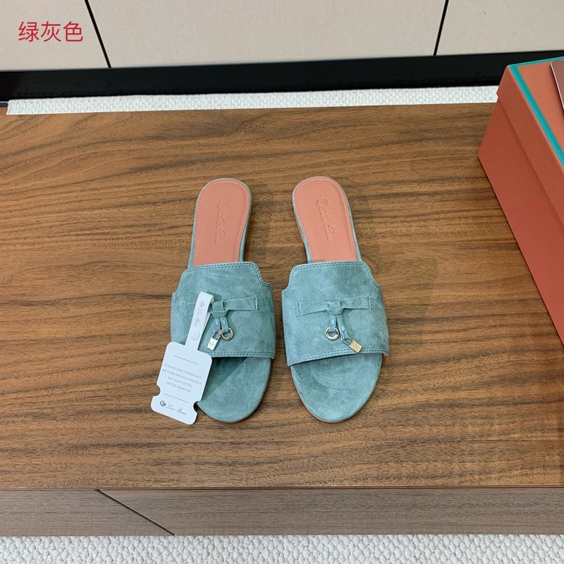 스웨이드 플랫 샌들 001-213811