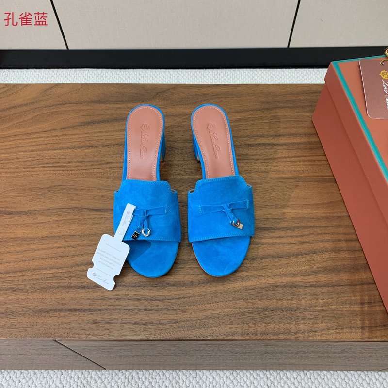 스웨이드 미들힐 슬리퍼 001-213818