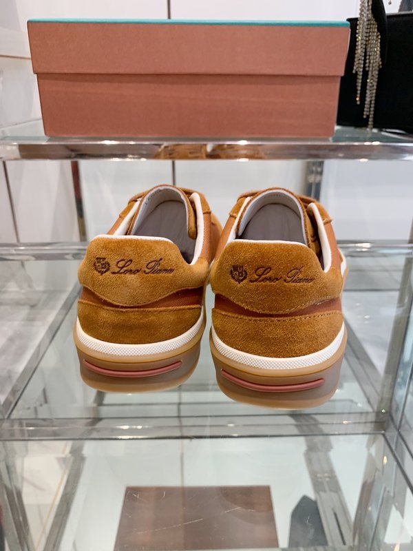 로로 피아나 남성 스웨이드 트레이닝 스니커즈 001-213854