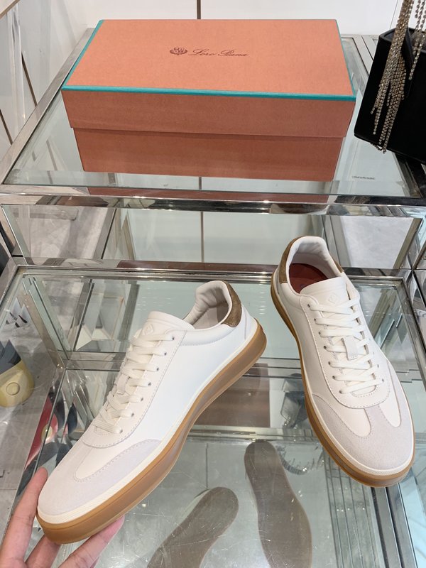 로로피아나 남성용 레더 스니커즈 001-213873