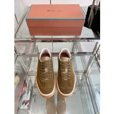 로로피아나 남성 레더 스니커즈 001-213876