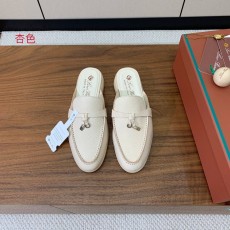 로로피아나 캐시멀 가죽 뮬 001-213928