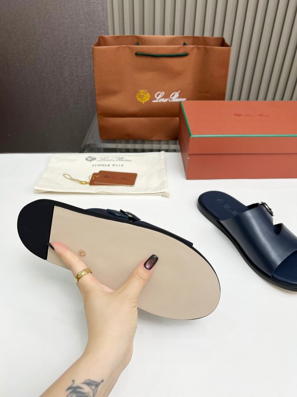 로로 피아나 수입 소가죽 핸드메이드 샌들 001-213954