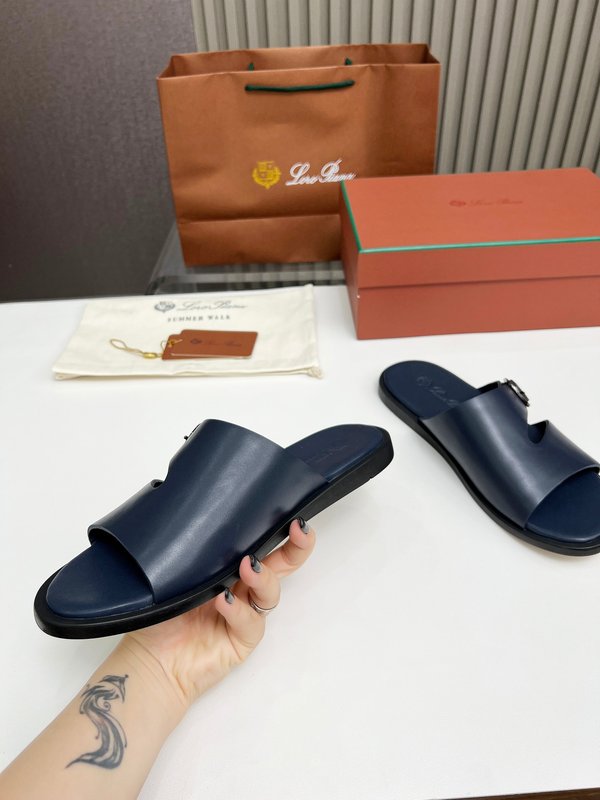 로로 피아나 수입 소가죽 핸드메이드 샌들 001-213954