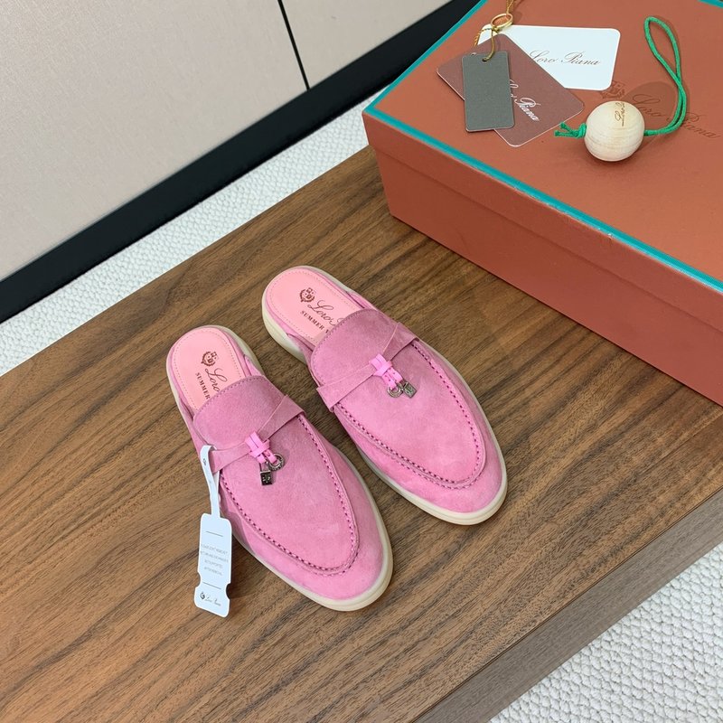 로로피아나 캐시미어 토백 샌들 빈티지 우아 001-213986