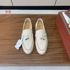로로피아나 레트로 우아한 가죽 로퍼 001-214012